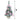 Little Surprise Box 2feet Red Swirl Frosty Bushy Christmas Tree filled with balls and ornament Fillers - Pink Christmas Tree
