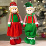 Little Surprise Box 2pcs Combo of Mr & Mrs Naughty Elves Christmas Table & Home Décor - Christmas Decor