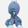 Little Surprise Box 2Pcs Dino Winter Cap Long Style Neck Mufflers For Kids - LSB - WCAP - MS - BLUPRTYDINOLONG