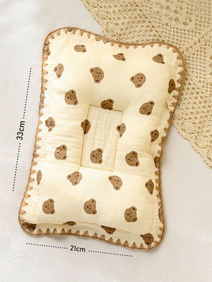 Little Surprise Box 2pcs Muslin cotton Blanket and pillow set for Newborn & Infants - LSB - BKTPILW - BRWNTED