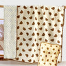 Little Surprise Box 2pcs Muslin cotton Blanket and pillow set for Newborn & Infants - LSB - BKTPILW - BRWNTED