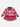 Little Surprise Box 2pcs Pink Diamond Floral Cardigan and Skirt Winterwear set for girls - Kids Winter Wear