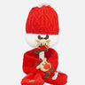 Little Surprise Box 2Pcs Red Reindeer Themed Winter Cap Beanie With Matching Long Style Neck Muffler - LSB - WCAP - MS - RDDEERLONG