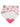 Little Surprise Box, 2PCS Set of adjustable snap button closure & Silicone Teether Flap Bibs - LSB - BIBS - FLOWERS