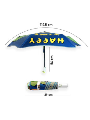 Little Surprise Box, 3 fold Auto Closure Umbrella for Teens and Adults - LSB - UM - 3F - DUCK - PRNTD