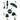 Little Surprise Box 3 Fold Checkered Umbrella | The Mom Store - Green Umbrella