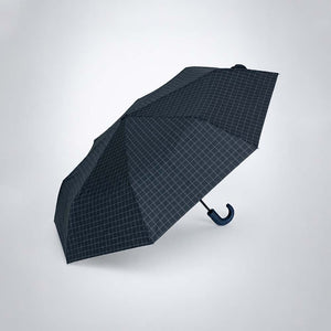 Little Surprise Box 3 Fold Checkered Umbrella | The Mom Store - Black Umbrella