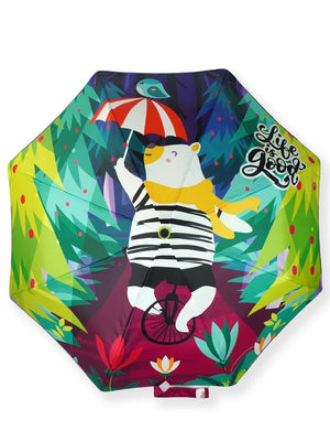 Little Surprise Box 3 fold KellyJo & Starsy Rain & All Season Umbrella for Kids - LSB - UM - 3FOLDKELLYJO