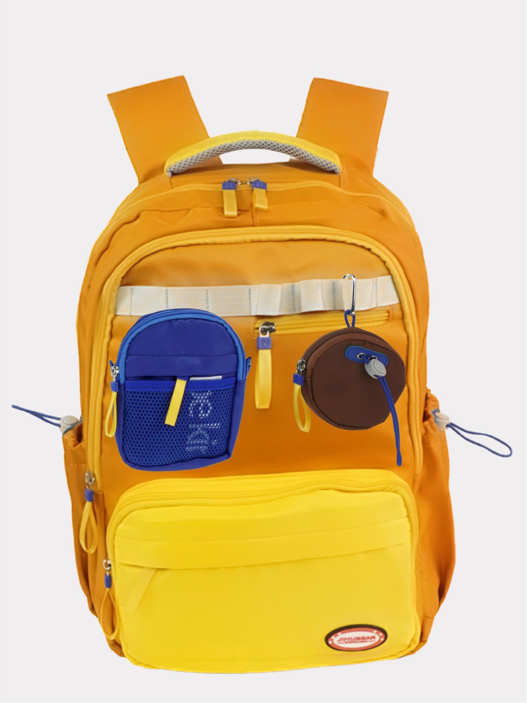 Little Surprise Box, 3 in one Shaded School Backpack for Older Kids & Adults - LSB - BG - ORNGE - 3IN1