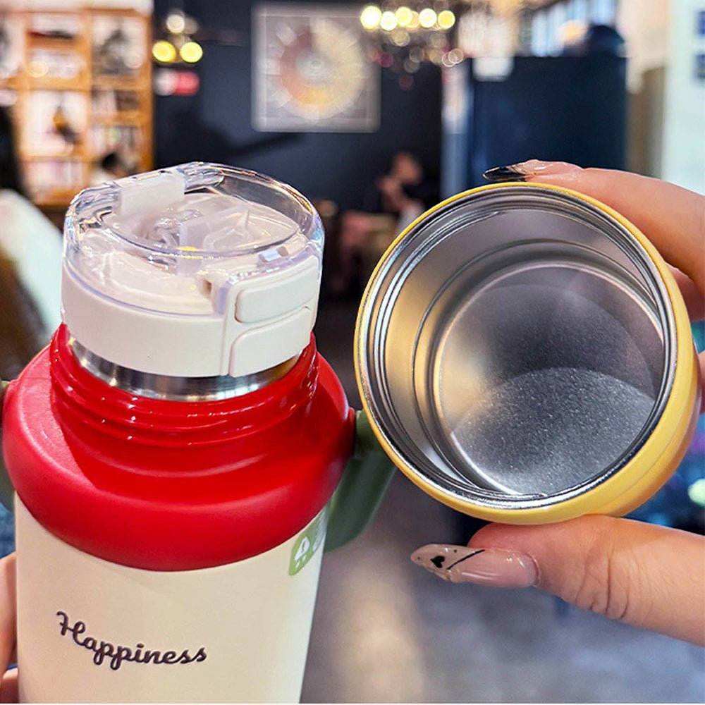 Little Surprise Box 3 - Stripes Stainless Steel Kids Water Bottle, 500ml - Water Bottle