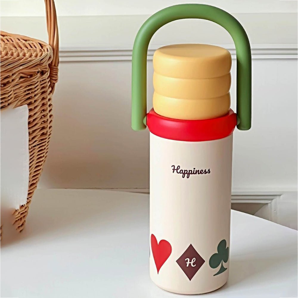 Little Surprise Box 3 - Stripes Stainless Steel Kids Water Bottle, 500ml - Water Bottle