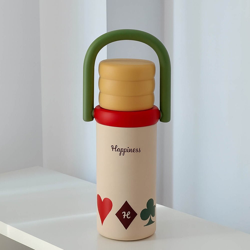 Little Surprise Box 3 - Stripes Stainless Steel Kids Water Bottle, 500ml - Water Bottle