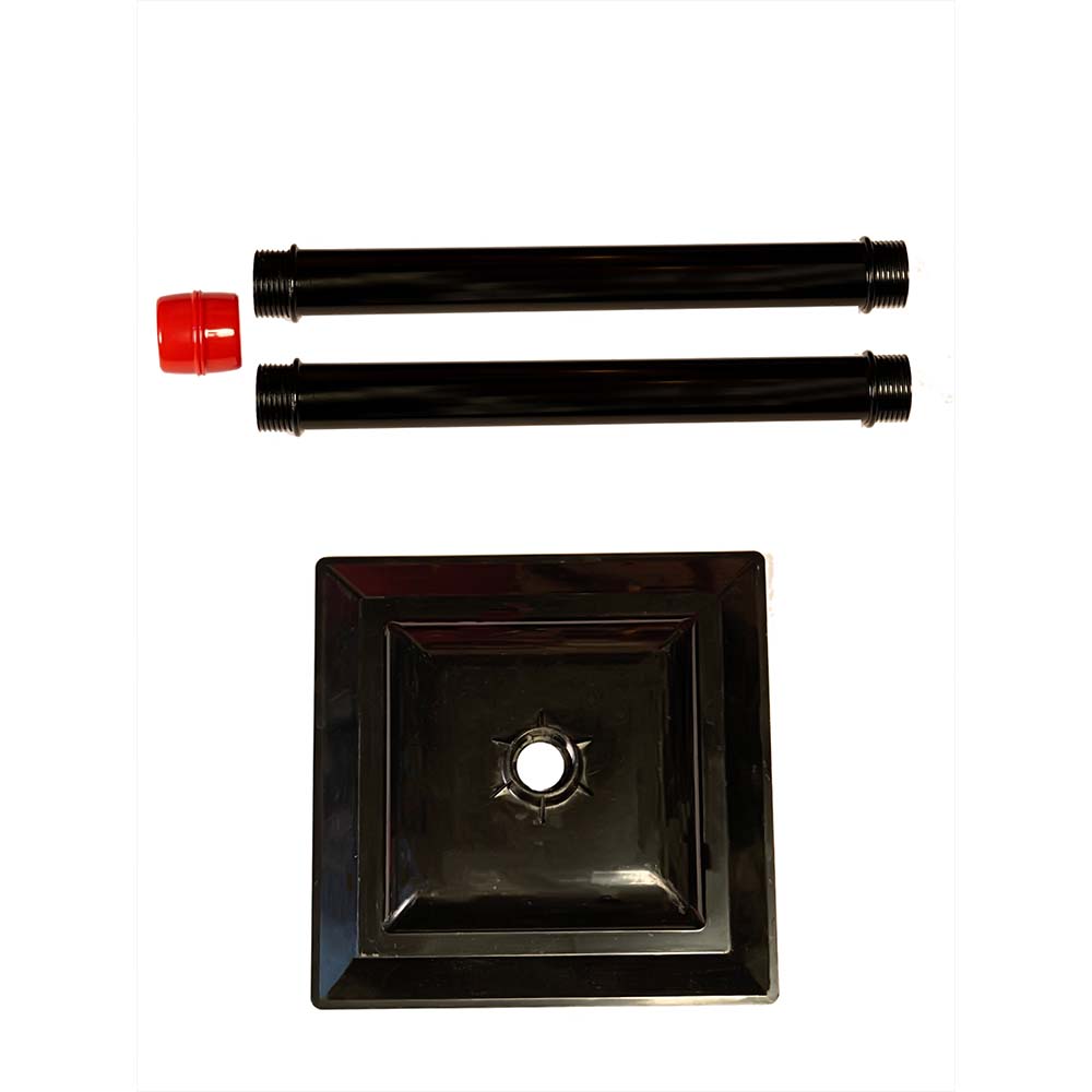 Little Surprise Box 3.5 feet Santa with Kids Snowfall Lamp Post Christmas Decor - Christmas Decor