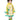 Little Surprise Box 3d Applique Yellow Dino Sleeves, Kids Raincoat - LSB-S5-RC-3DDINOSLEEVES-S
