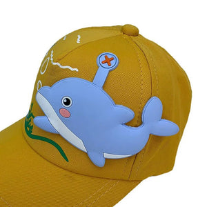 Little Surprise Box 3d Casual Cap for Kids - LSB - Cap - 3Ddinoyelwteal