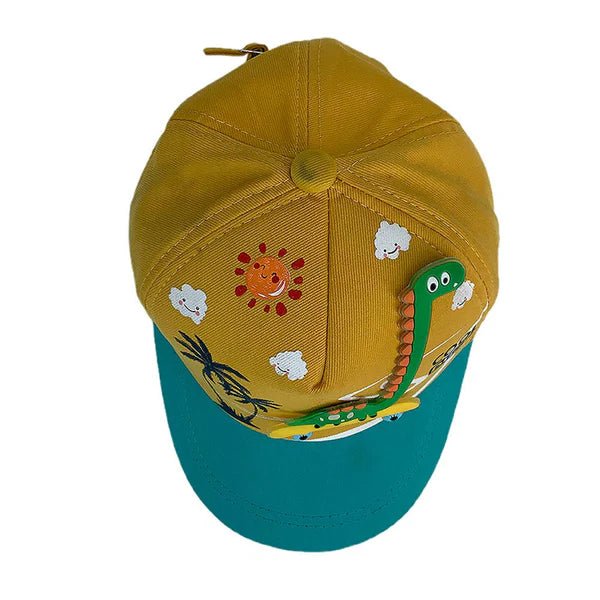 Little Surprise Box 3d Casual Cap for Kids - LSB - Cap - 3Ddolphinyelw