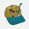 Little Surprise Box 3d Casual Cap for Kids - LSB - Cap - 3Ddinoyelwteal