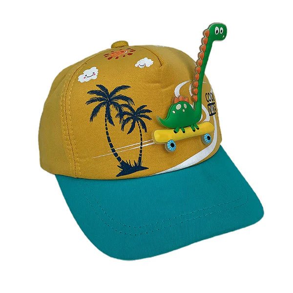Little Surprise Box 3d Casual Cap for Kids - LSB - Cap - 3Ddolphinyelw