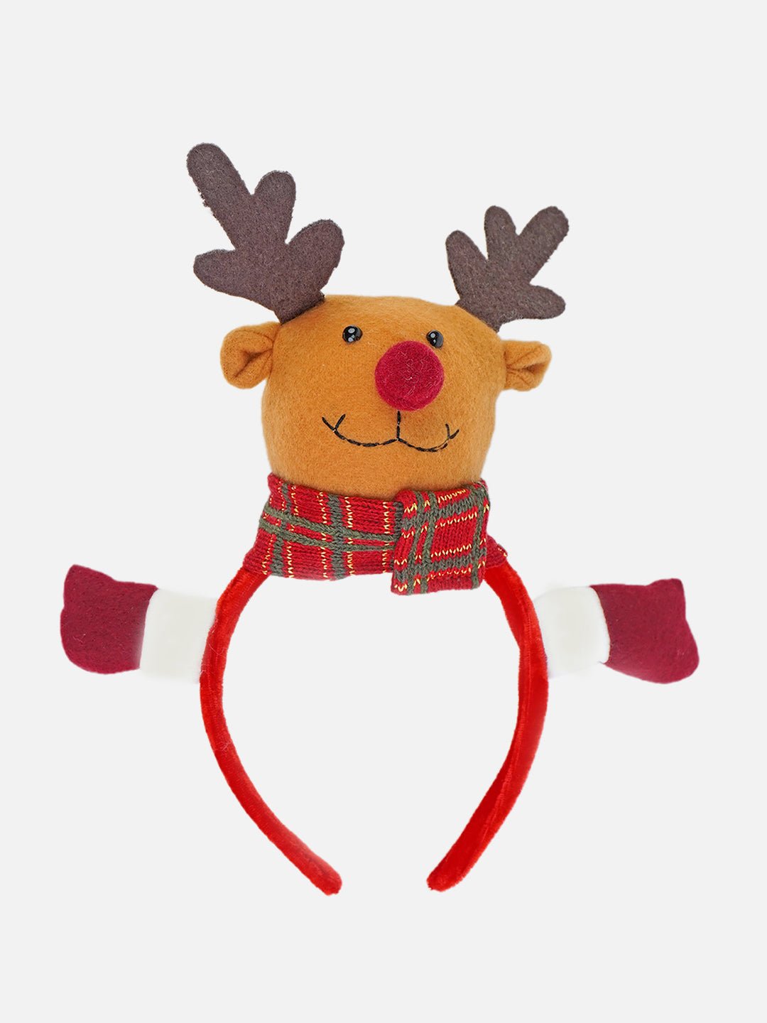 Little Surprise Box 3d Christmas Hairband for Kids and Adults (Free Size) - LSB - CMS - DEER - HRBAND