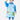 Little Surprise Box 3d Dino Blue Sleeves & Hood Knee Length Raincoat for Kids - Kids Rainwear