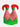 Little Surprise Box 3d Inverted Elf Legs Plush Christmas Party Hat - LSB - CMS - INVELFLEG - HAT