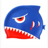 Little Surprise Box 3d Navy Blue Red Eye Wrinkle, Silicone Kids Swim Cap,5 years - 15 years - LSB - SWCAP - NVYRED - EYE