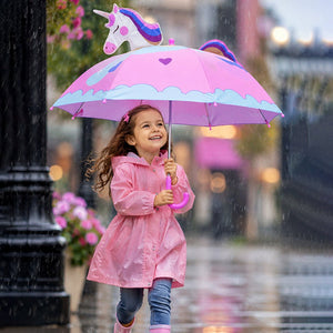 Little Surprise Box 3D Pink Unicorn Umbrella Kids | The Mom Store - Monsoon Wear
