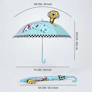 Little Surprise Box 3D Racer Kids Umbrella | The Mom Store - Monsoon Wear