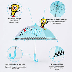 Little Surprise Box 3D Racer Kids Umbrella | The Mom Store - Monsoon Wear