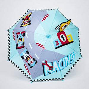 Little Surprise Box 3D Racer Kids Umbrella | The Mom Store - Monsoon Wear
