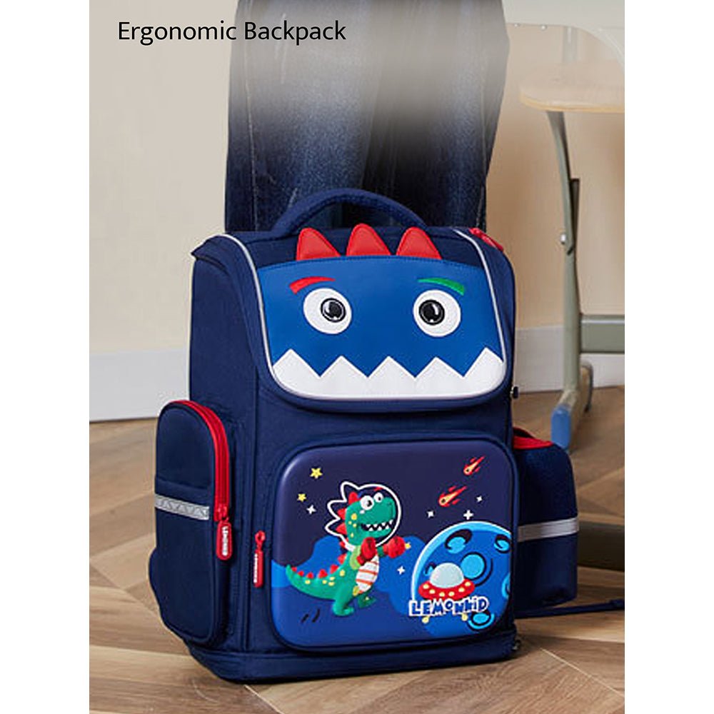 Little Surprise Box 3d Space School Backpack for Kids - LSB-BG-3DDINOSPACELK