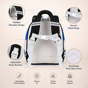 Little Surprise Box 3D Trucker Baby Backpack | The Mom Store - Red School Bag