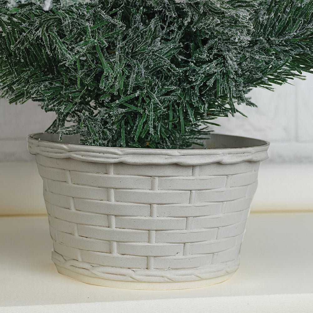 Little Surprise Box 3feet Red Swirl Frosty Bushy Christmas Tree - Purple Christmas Tree