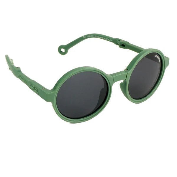 Little Surprise Box 3Fold Round Frame Anti Ultraviolet Sunglasses for Toddlers with Pouch Hardcase Storage - LSB - SUNG - RNDGRNFRM - POUCH