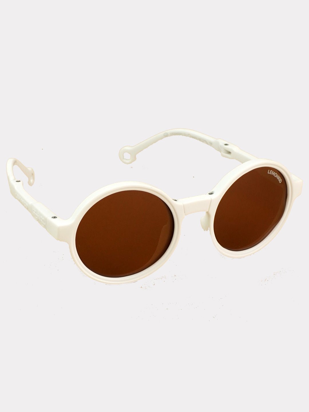 Little Surprise Box 3Fold Round Frame Anti Ultraviolet Sunglasses for Toddlers with Pouch Hardcase Storage - LSB - SUNG - RNDGRNFRM - POUCH