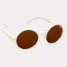 Little Surprise Box 3Fold Round Frame Anti Ultraviolet Sunglasses for Toddlers with Pouch Hardcase Storage - LSB - SUNG - RNDGRNFRM - POUCH