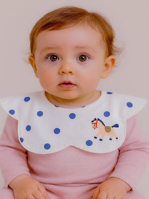 Little Surprise Box, 3PCS Set, adjustable button closure & wide shoulder size bibs - LSB - BIBS - TEDDUCK