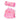 Little Surprise Box, 3pcs Shiny Pink Star Matching Backpack, Lunch Bag and Stationery Pouch - LSB - BG - PNKSHINYSTAR - 3PCS