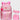 Little Surprise Box, 3pcs Shiny Pink Star Matching Backpack, Lunch Bag and Stationery Pouch - LSB - BG - PNKSHINYSTAR - 3PCS