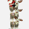 Little Surprise Box 3tier Wooden MDF Stacked Reindeer & Santa chiristmas Home and Office Décor - LSB - CMS - 3MDF - TBLDEC