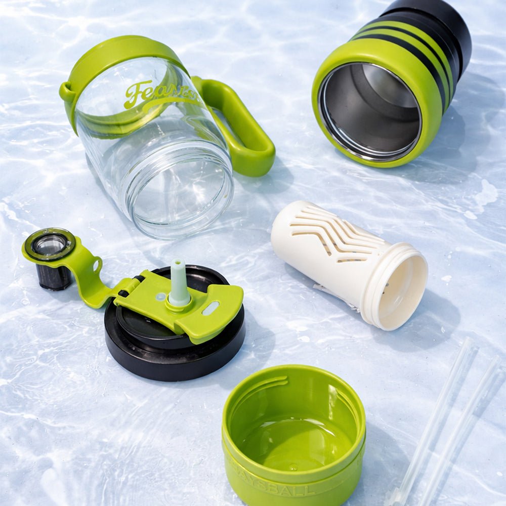 Little Surprise Box 4 - in - 1 Water Bottle with Infuser & Snack Box (1000 ml) - Water Bottle