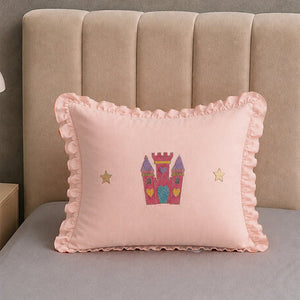 Little Surprise Box 4 Pcs Unicorn Princess Luxe Embroidered Bedding Set - Crib & Mattress Accessories