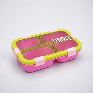 Little Surprise Box 4 Section Lunch Box - Pink Baby Food & Storage