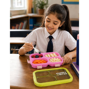 Little Surprise Box 4 Section Lunch Box - Pink Baby Food & Storage