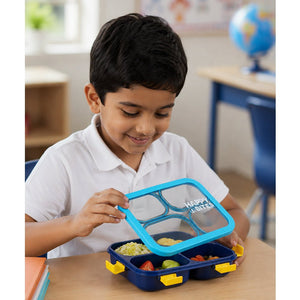Little Surprise Box 4 Section Lunch Box | The Mom Store - Navy Lunch Box