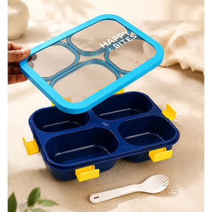 Little Surprise Box 4 Section Lunch Box | The Mom Store - Navy Lunch Box