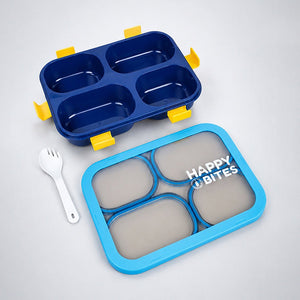 Little Surprise Box 4 Section Lunch Box | The Mom Store - Navy Lunch Box
