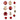 Little Surprise Box 40pcs Maroon Sequenced with Gold Christmas Tree Balls and xmas Tree decoration set - Christmas Decor