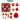 Little Surprise Box 40pcs Red Sequenced with Gold Christmas Tree Balls and xmas Tree decoration set - Christmas Decor
