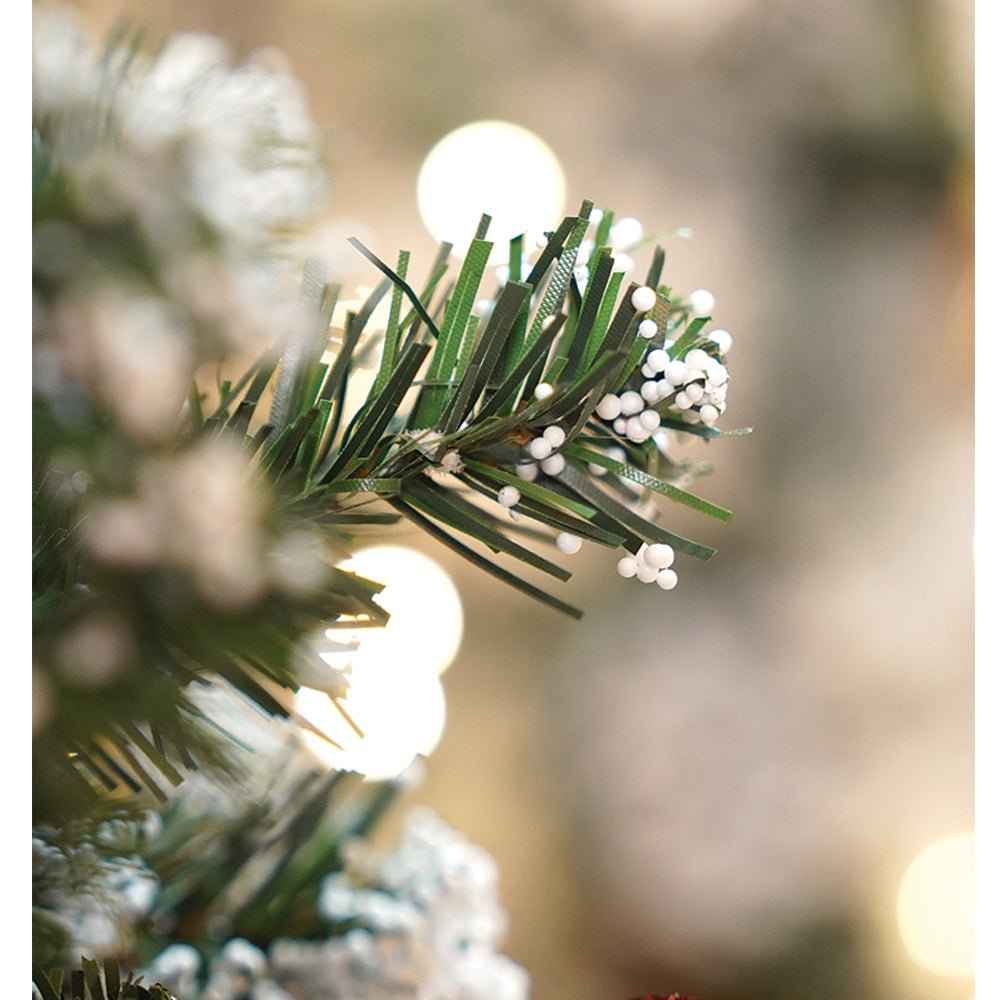 Little Surprise Box 4feet Red Apples and cherries Bushy christmas Tree - Christmas Tree